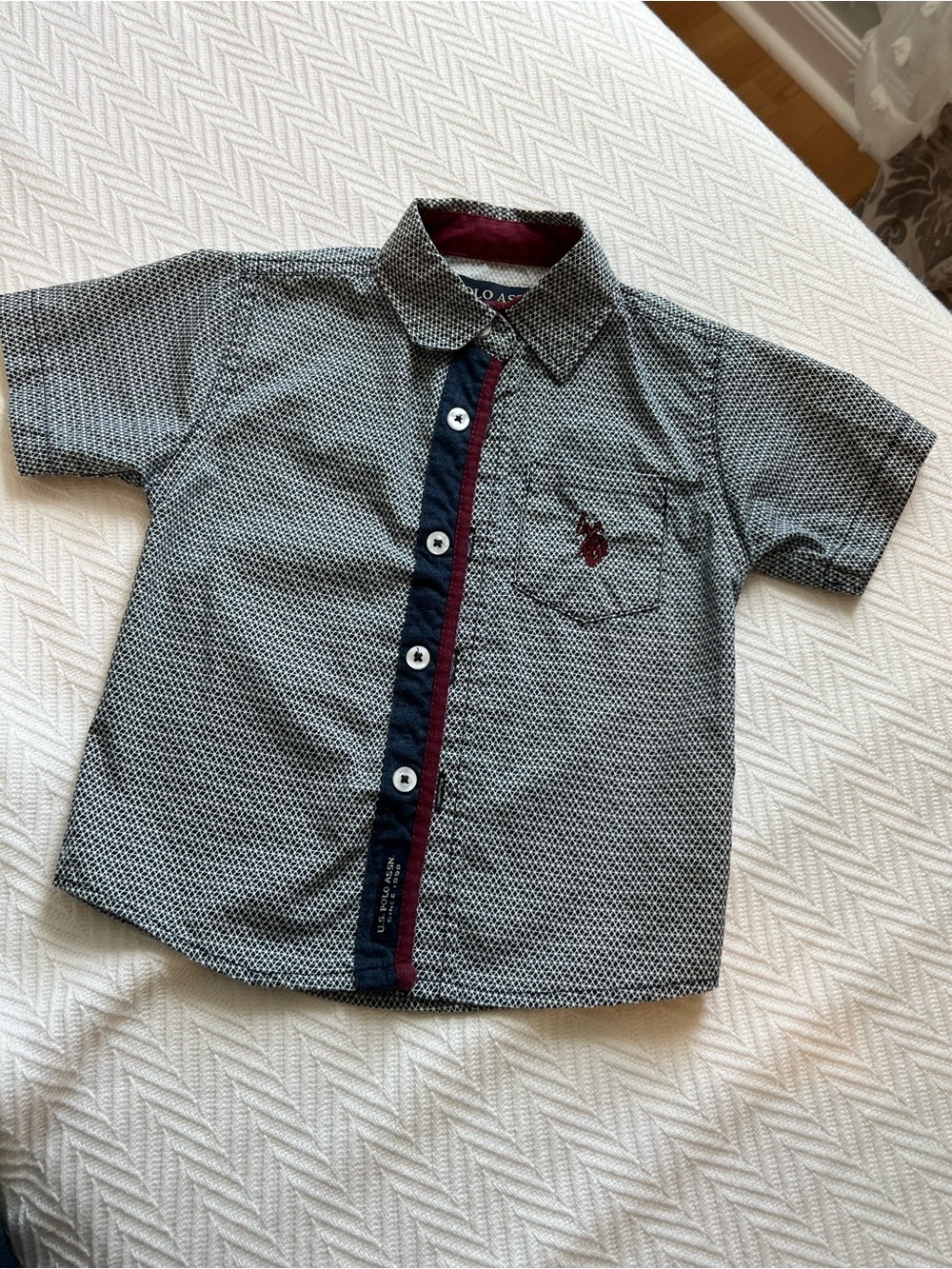 U.S. POLO ASSN toddler button down shirt 2T